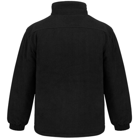 Result Core Mens Polartherm Casual Winter Warm Zip up Fleece Jacket /Coat / Blac - Picture 2 of 4